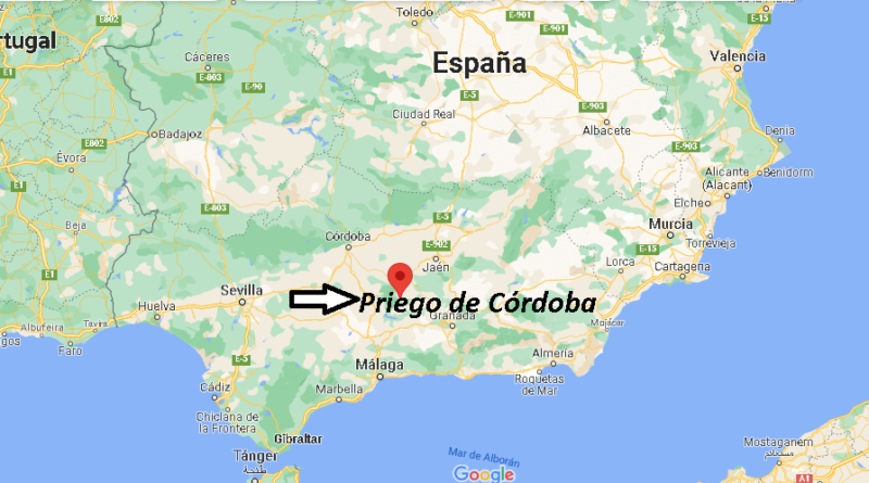 ¿Dónde está Priego de Córdoba
