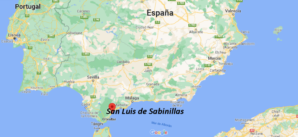 ¿Dónde está San Luis de Sabinillas