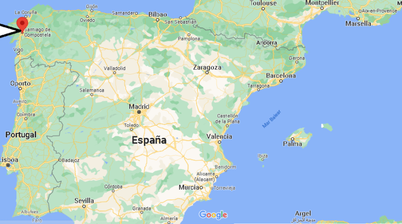 ¿Dónde está Santiago de Compostela