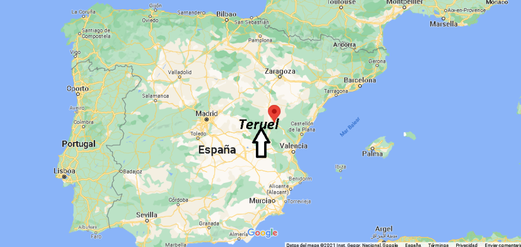 ¿Dónde está Teruel
