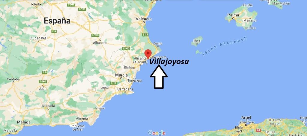 ¿Dónde está Villajoyosa