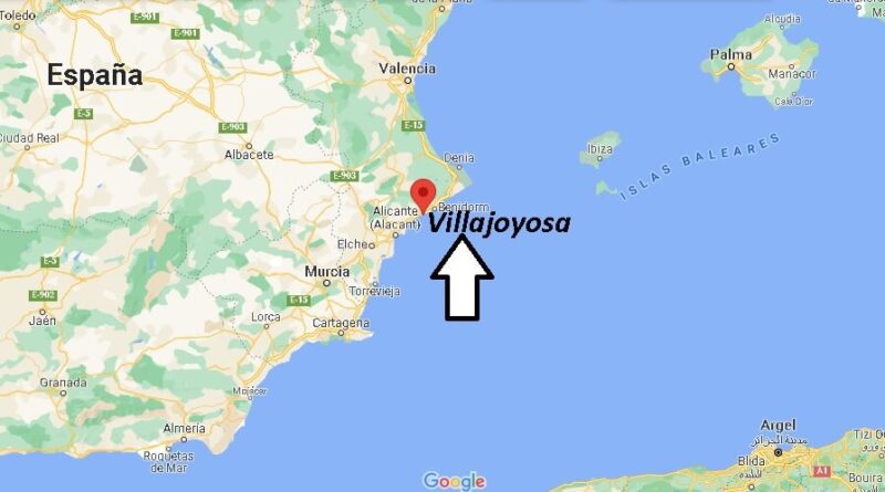 ¿Dónde está Villajoyosa