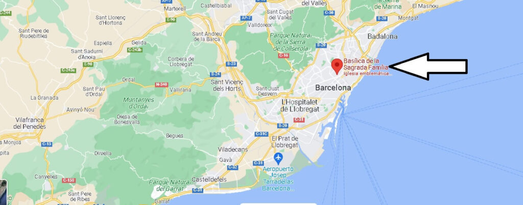 ¿Dónde está la Sagrada Família