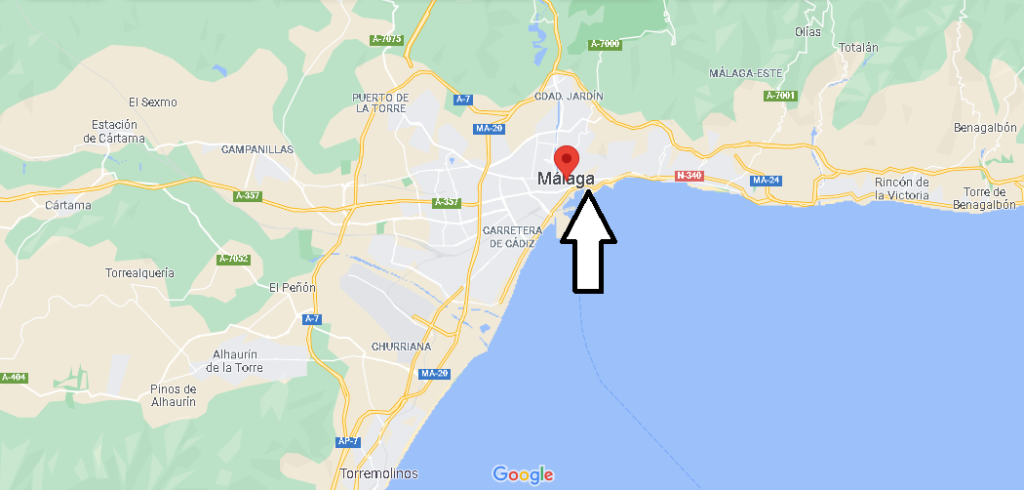 ¿Dónde está ubicada la ciudad de Málaga