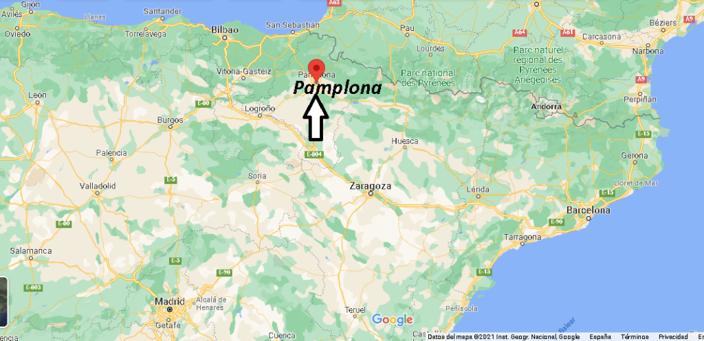 ¿Dónde está ubicada la ciudad de Pamplona
