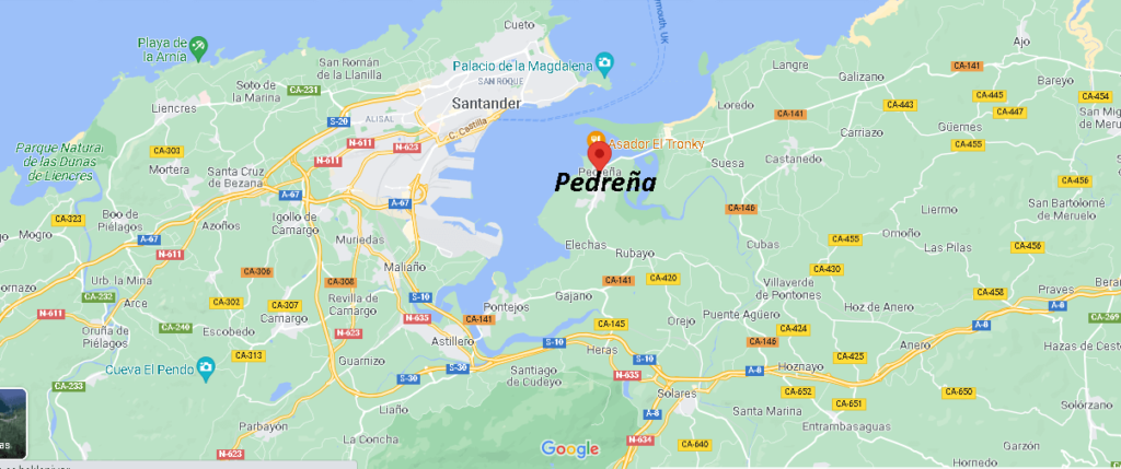 ¿Dónde está ubicada la ciudad de Pedreña