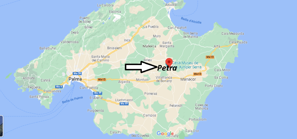 ¿Dónde está ubicada la ciudad de Petra