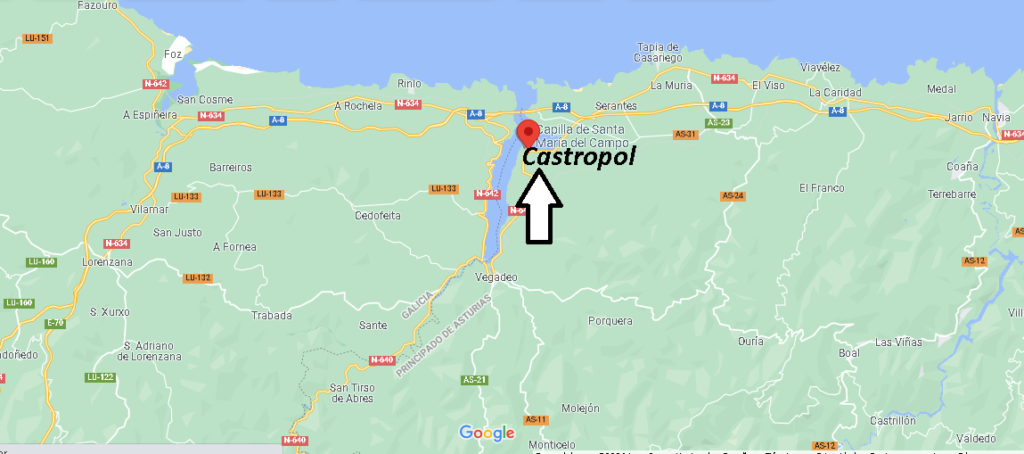 ¿Dónde queda Castropol