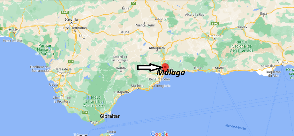 ¿Dónde queda Málaga