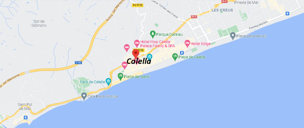 ¿Dónde se encuentra el pueblo de Calella