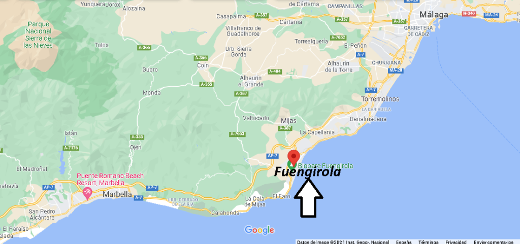 ¿Dónde se sitúa Fuengirola