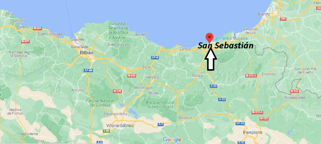 ¿Dónde se sitúa San Sebastián