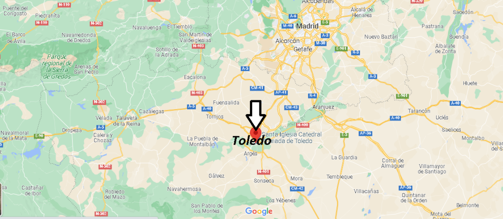 ¿Dónde se sitúa Toledo