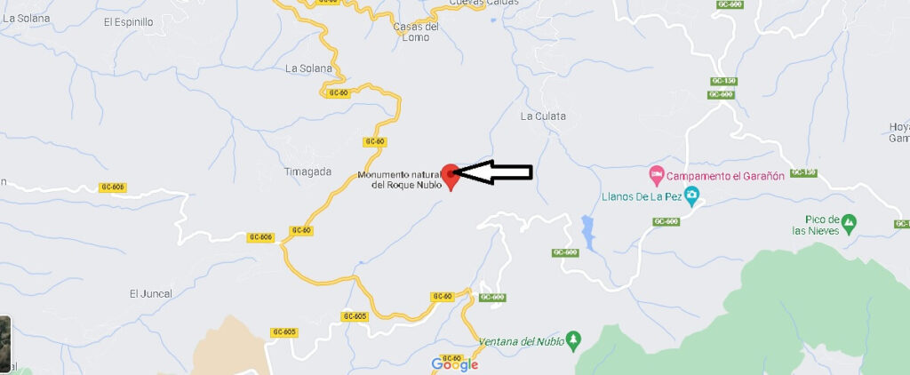 Mapa Roque Nublo