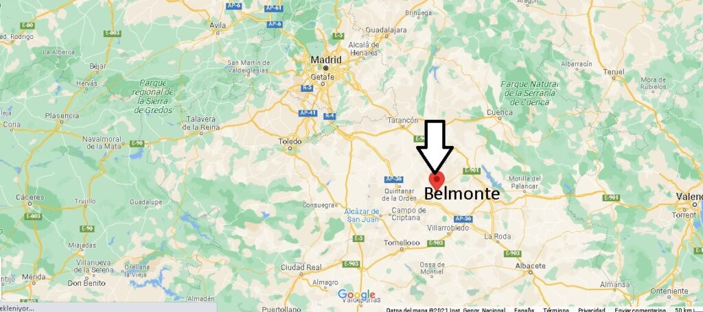 ¿Dónde está Belmonte