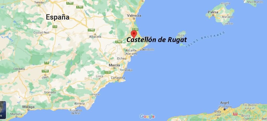 ¿Dónde está Castellón de Rugat