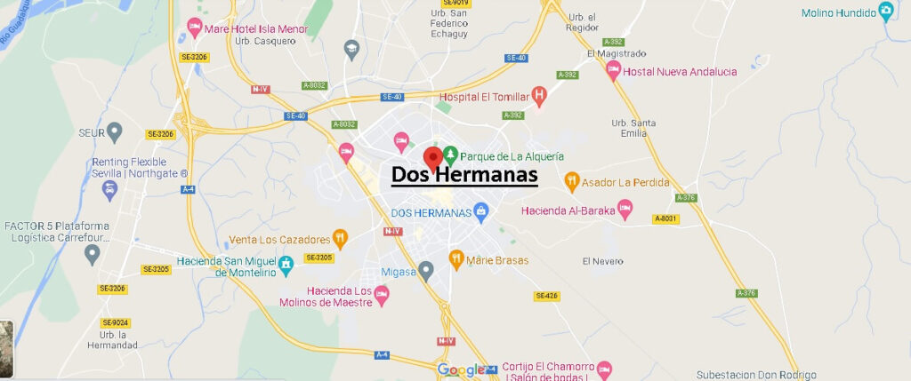 Mapa Dos Hermanas