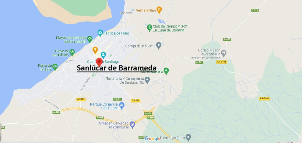 Mapa Sanlúcar de Barrameda