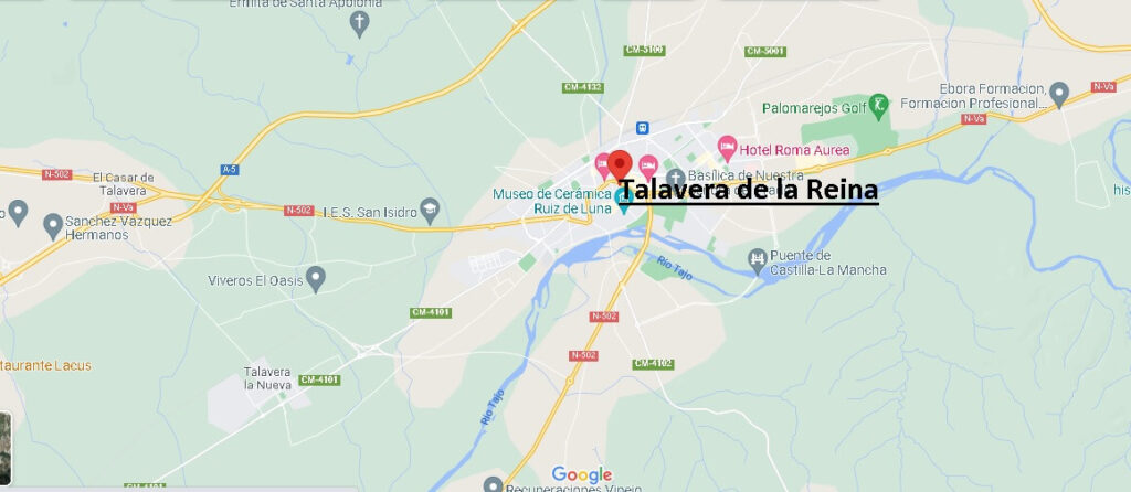 Mapa Talavera de la Reina