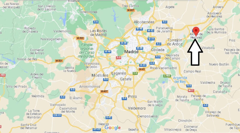 ¿Dónde está Alcalá de Henares
