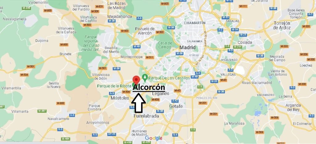 ¿Dónde está Alcorcón