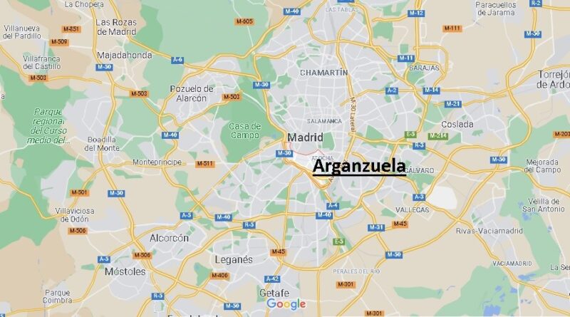 ¿Dónde está Arganzuela