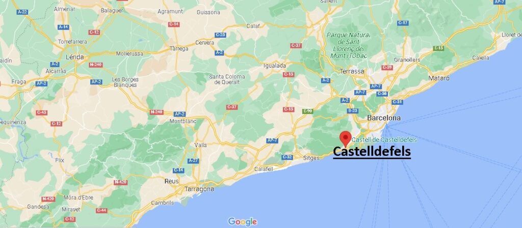 ¿Dónde está Castelldefels