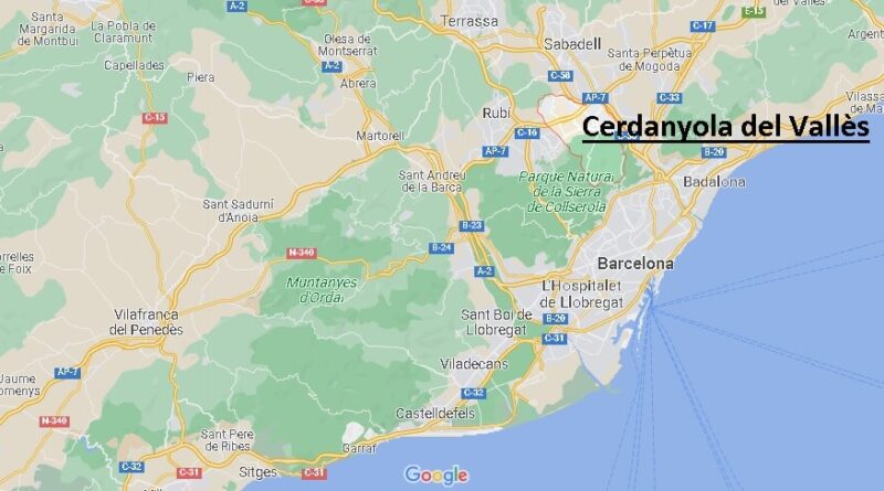 ¿Dónde está Cerdanyola del Vallès