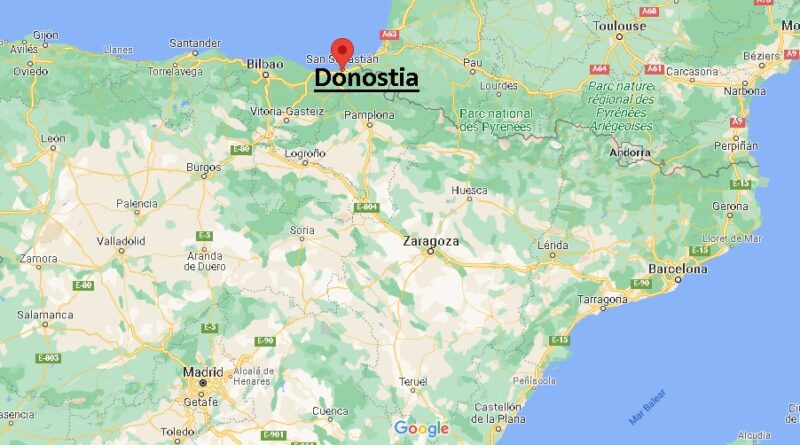 ¿Dónde está Donostia