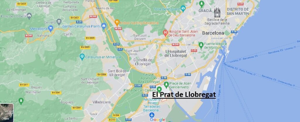 ¿Dónde está El Prat de Llobregat