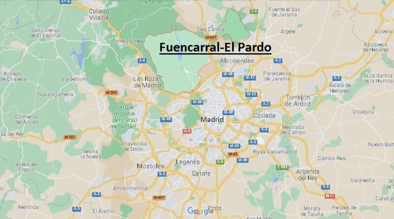 ¿Dónde está Fuencarral-El Pardo