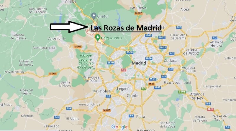 ¿Dónde está Las Rozas de Madrid