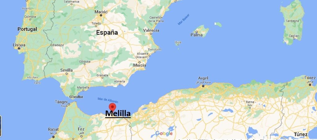 ¿Dónde está Melilla