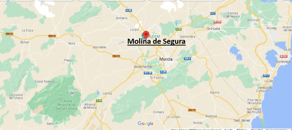 ¿Dónde está Molina de Segura
