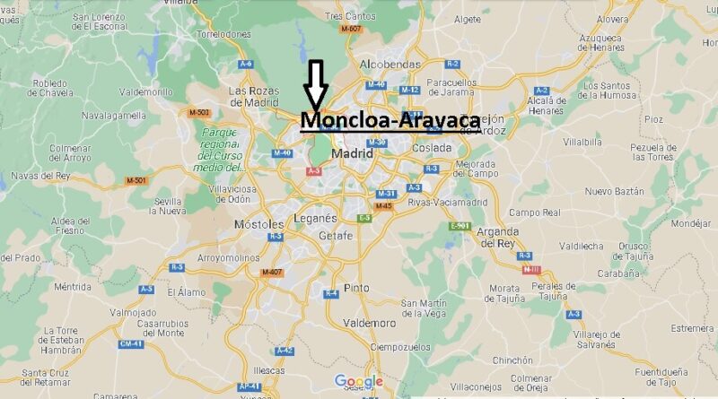 ¿Dónde está Moncloa-Aravaca