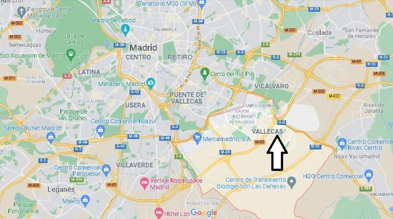 ¿Dónde está Villa de Vallecas en España