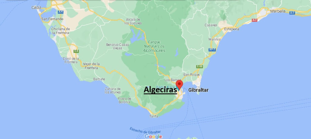 ¿Dónde se sitúa Algeciras España