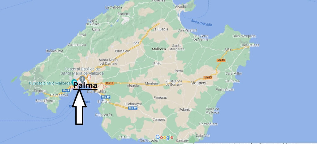 ¿Dónde se sitúa Palma de Mallorca