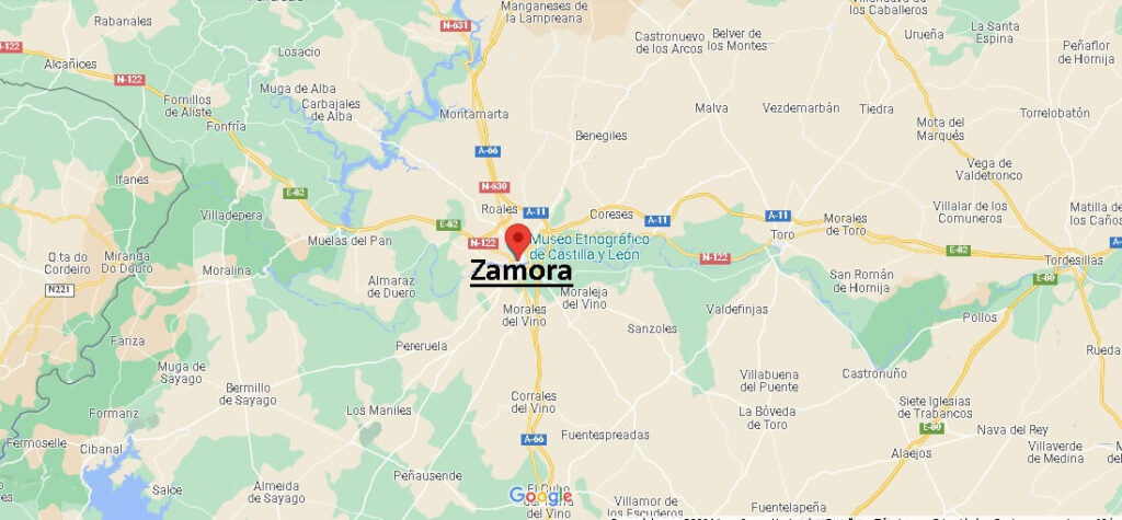 ¿Dónde se sitúa Zamora