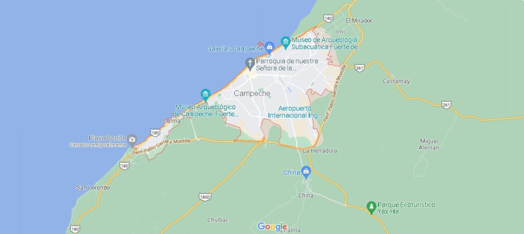 Mapa Campeche