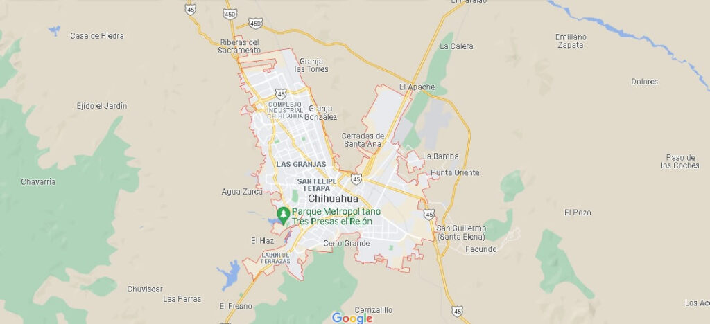 Mapa Chihuahua