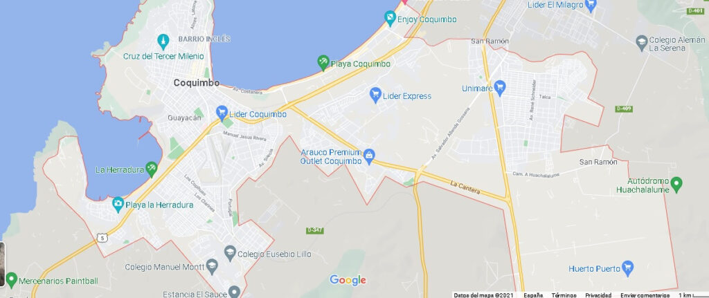 Mapa Coquimbo