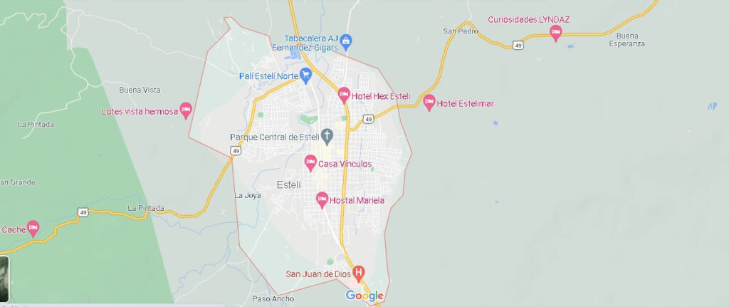 Mapa Estelí