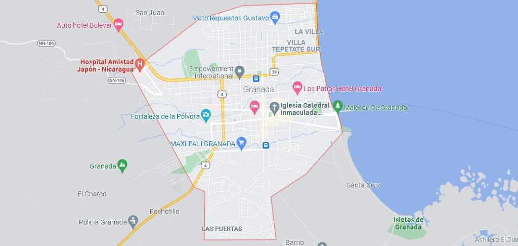 Mapa Granada (Nicaragua)