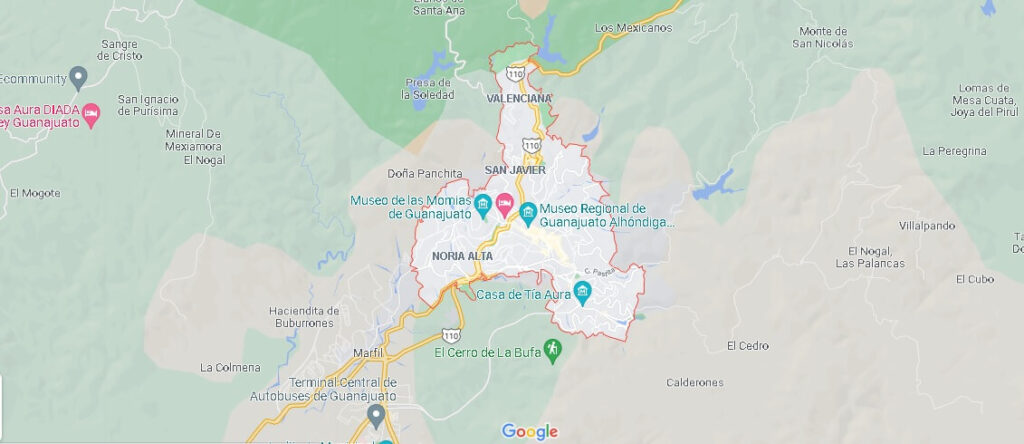 Mapa Guanajuato