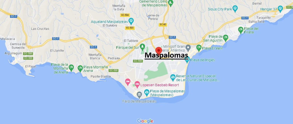 Mapa Maspalomas