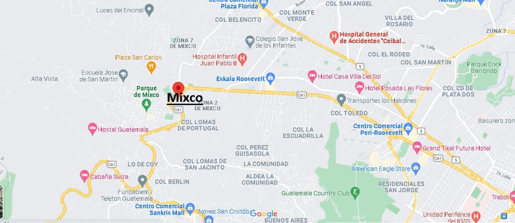 Mapa Mixco