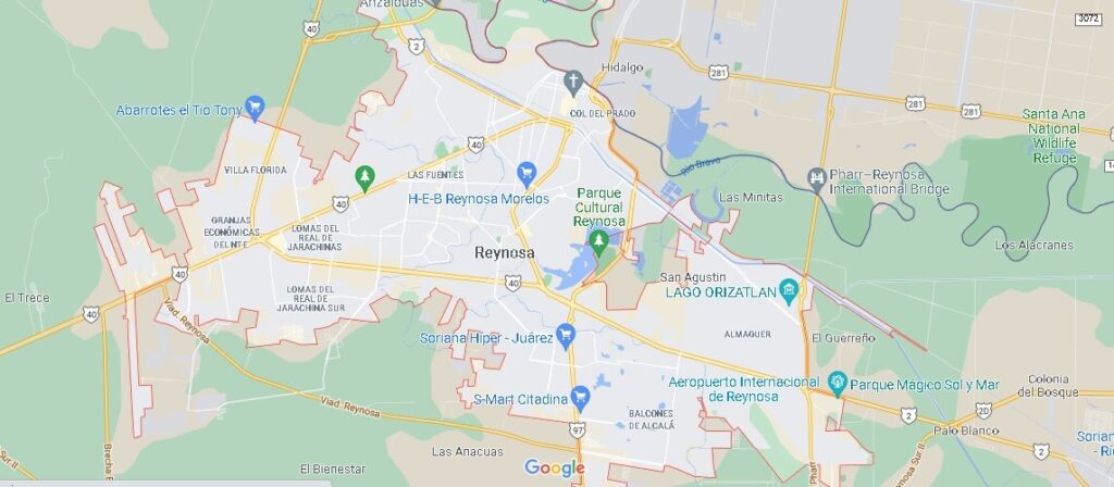 Mapa Reynosa