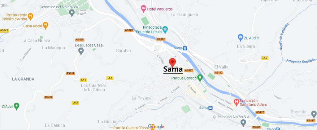 Mapa Sama