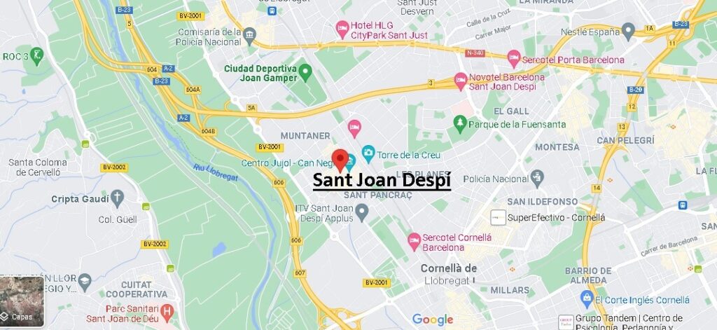 Mapa Sant Joan Despí